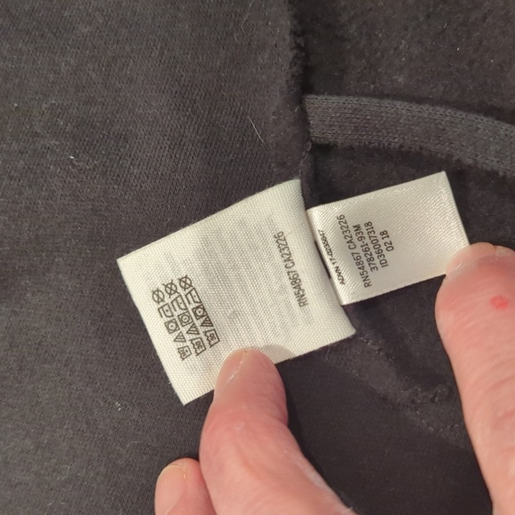 Victoria's Secret Pink Oversized Crop Top Black and White Size Small - Picture 7 of 7